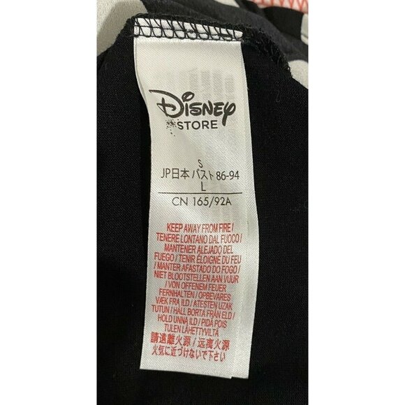 Disney Store Glamour Minnie Mouse Girls Dress Top Juniors S Black Polka Dots - Picture 6 of 7